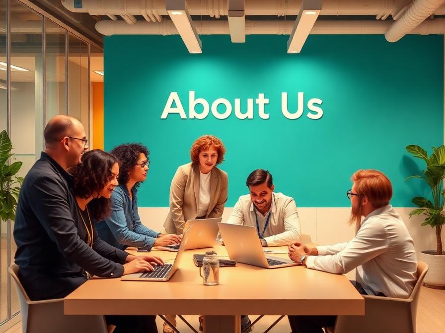 Professional team collaborating in a modern office