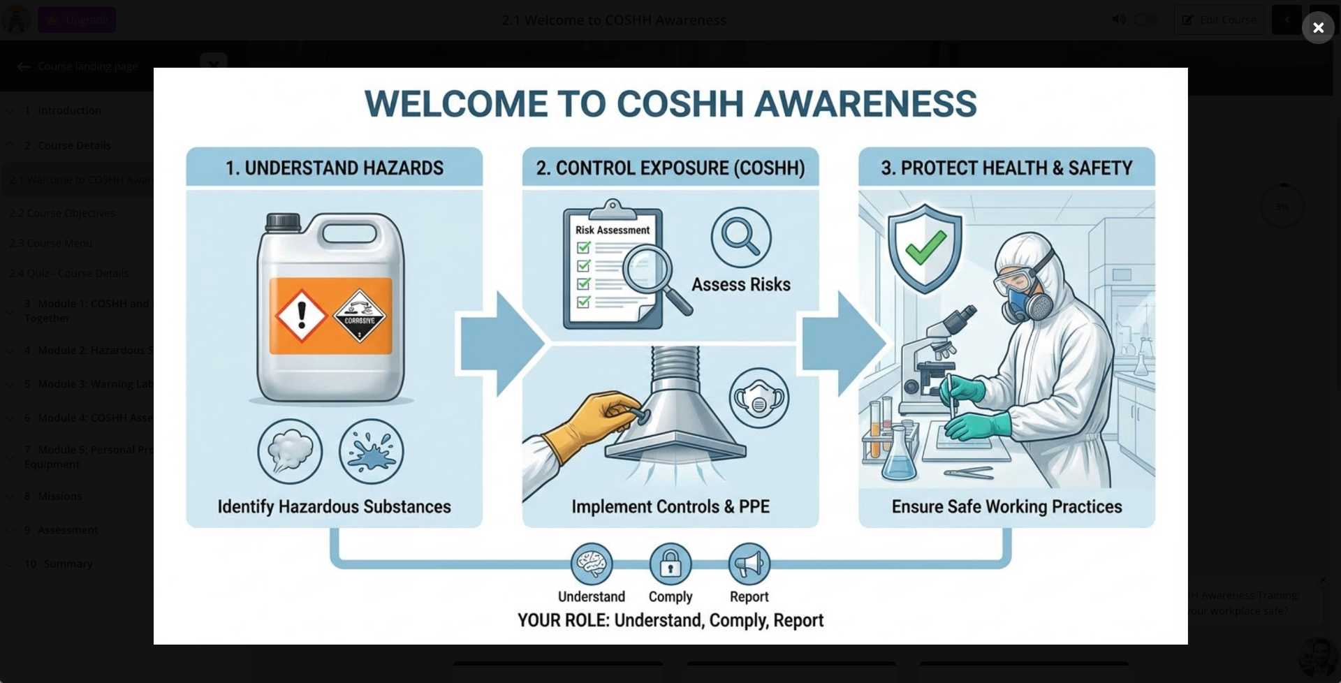 COSHH Awareness Training course preview
