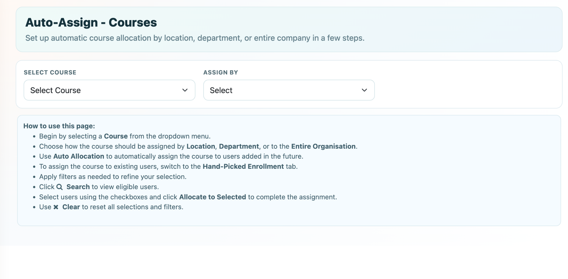 Automated workflows screen 3